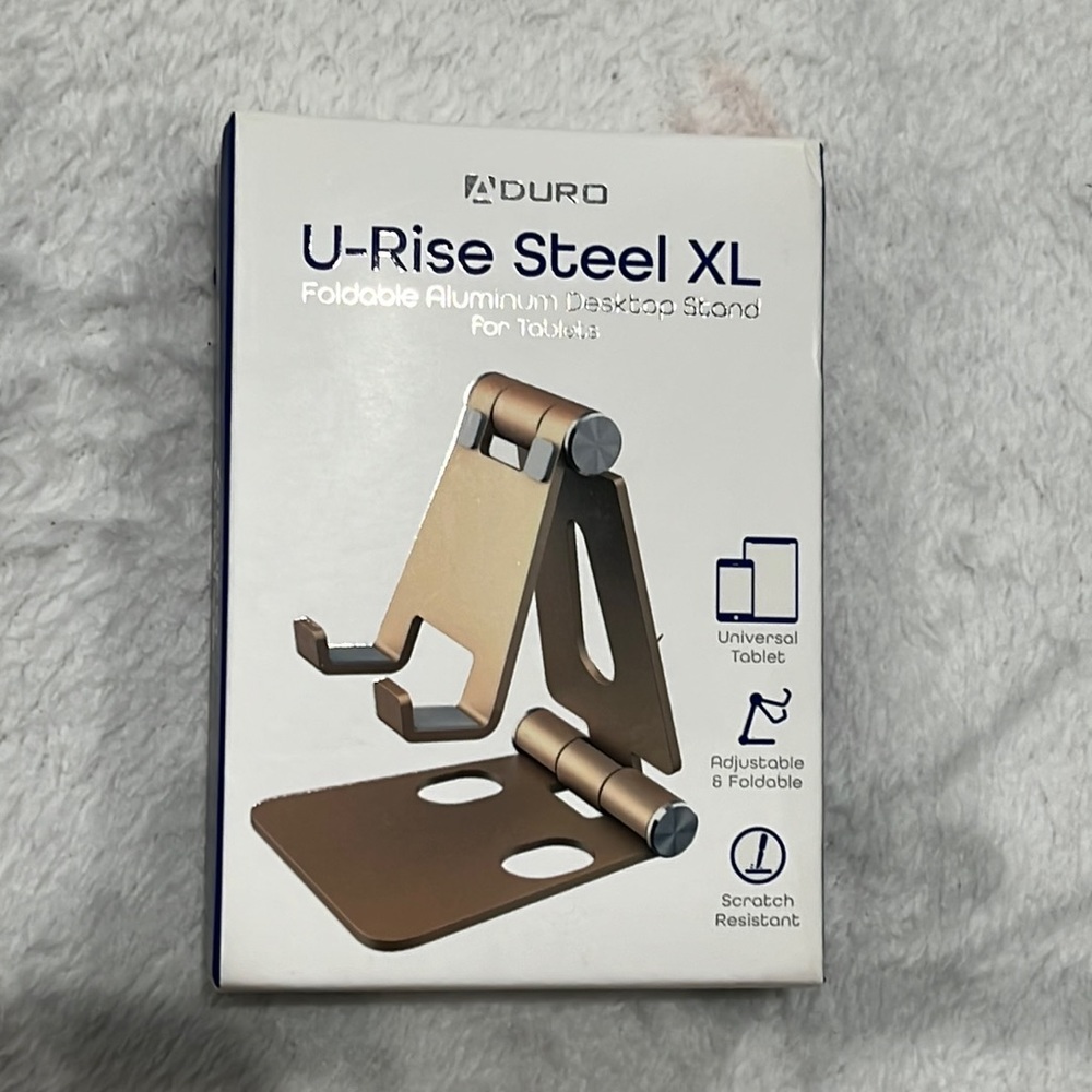 U-rise Foldable Aluminum Desktop Stand For Tablets